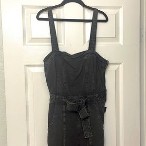 Free People Overall in charcoal grey/black